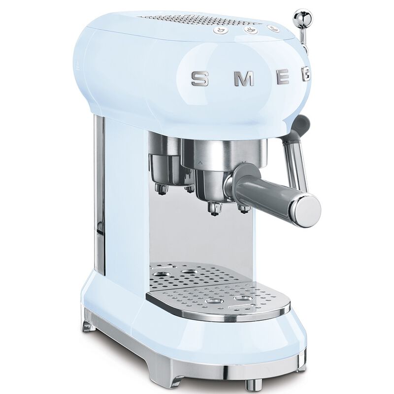 Smeg Espresso Manual Coffee Machine - Pastel Blue image number 3